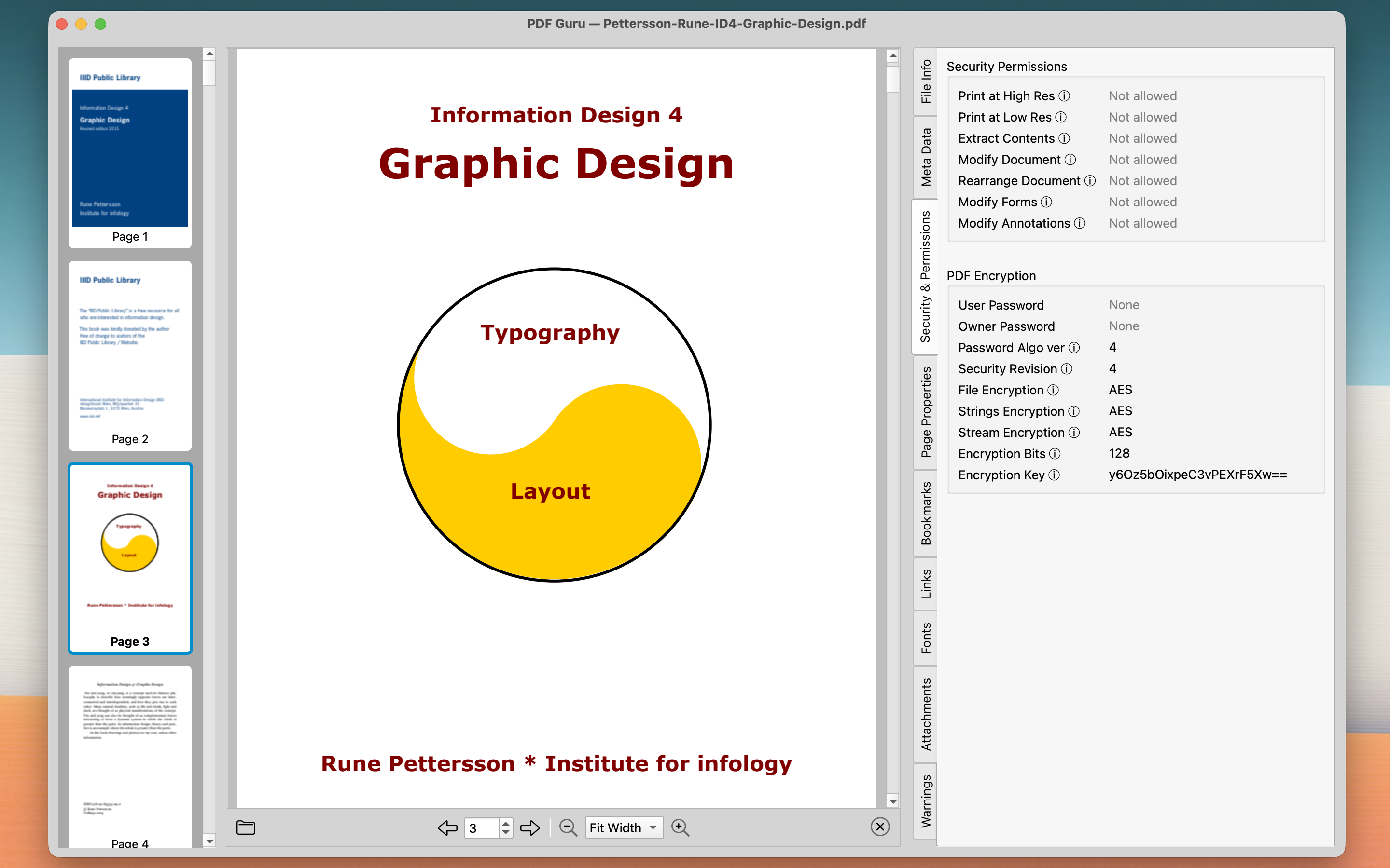 PDF Security & Permissions